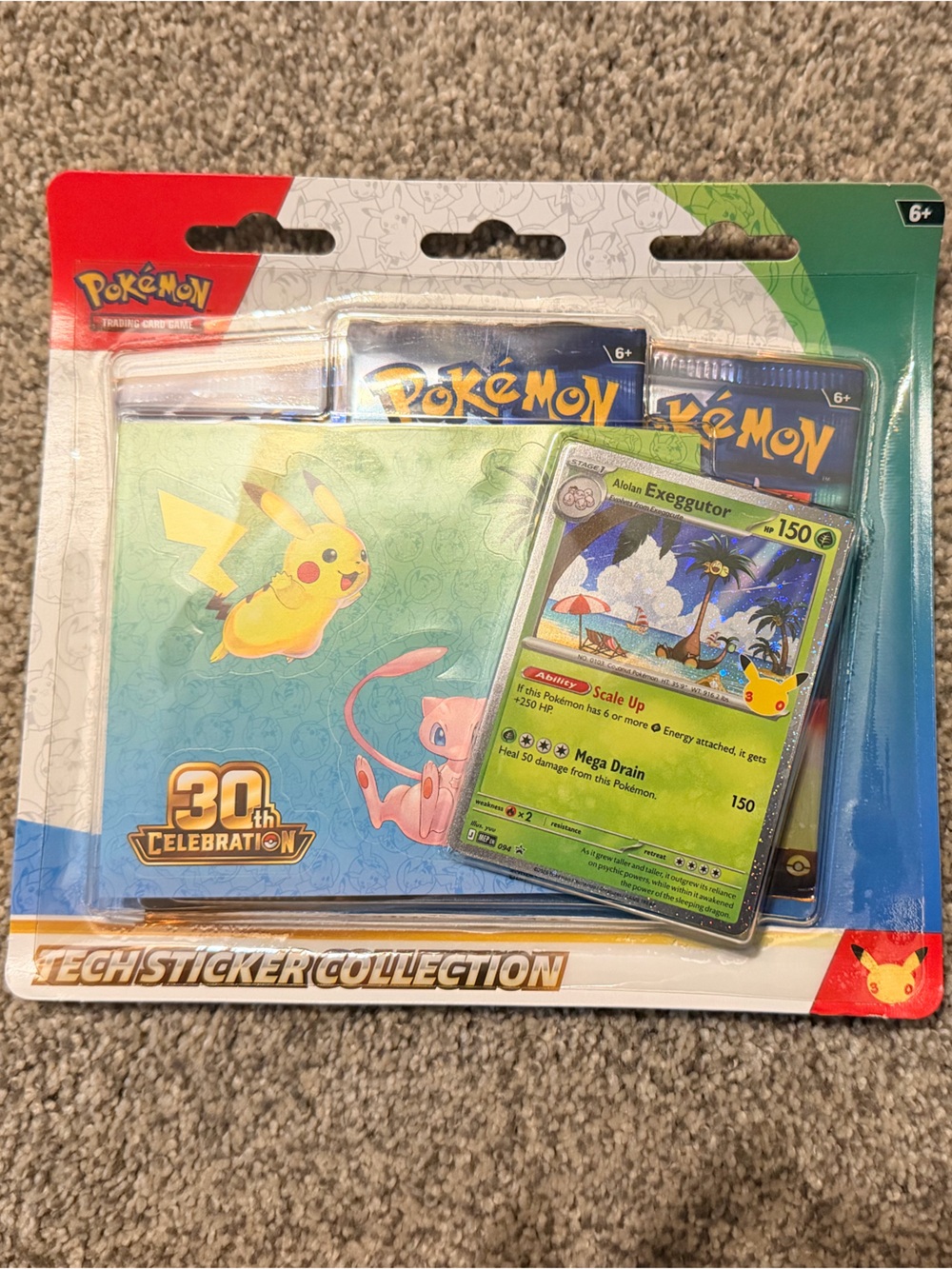 Pokemon 30th Anniversary Tech Sticker collection